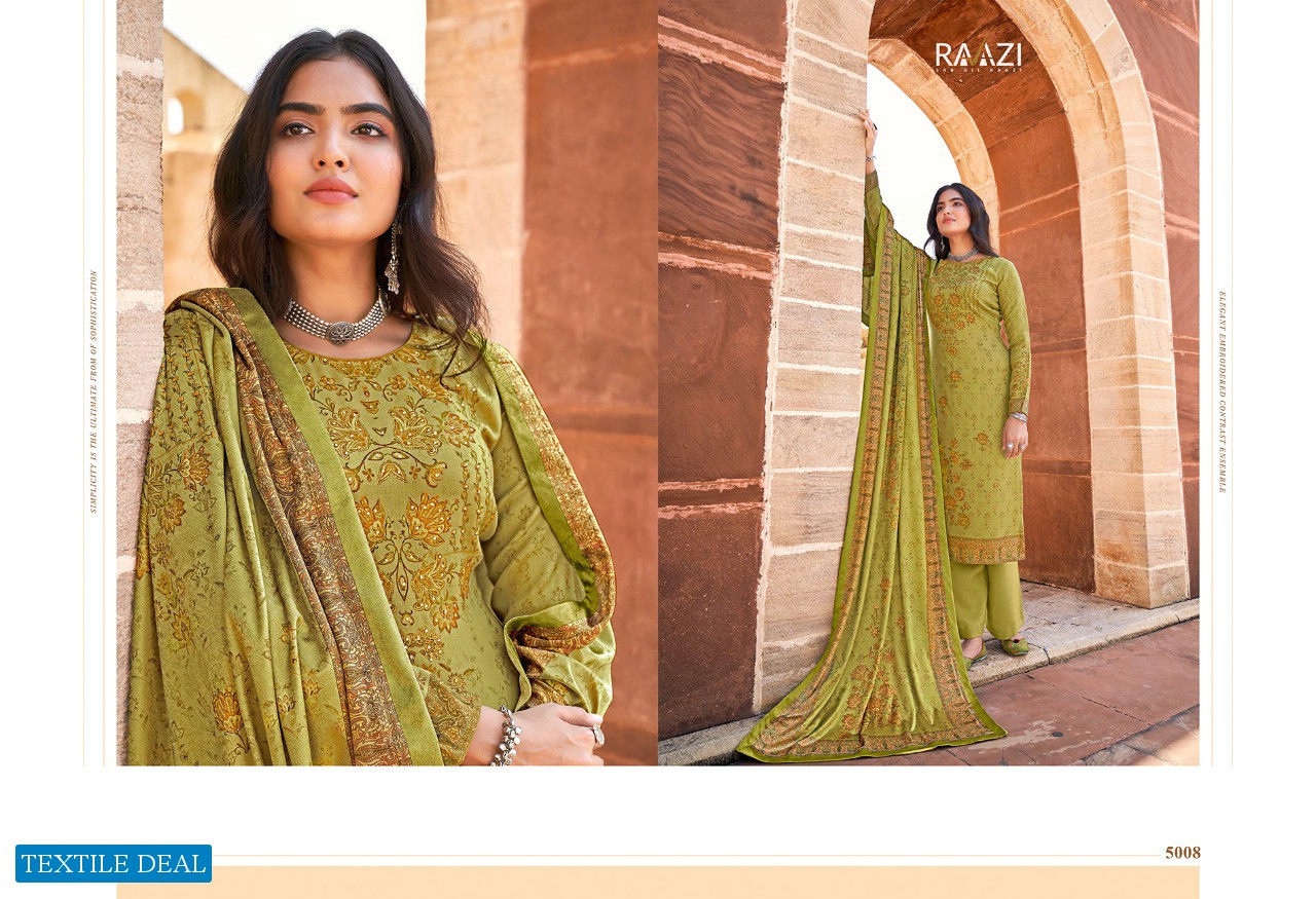 Rama Raazi Mehrab Wholesale Heavy Pashmina Winter Salwar Kameez