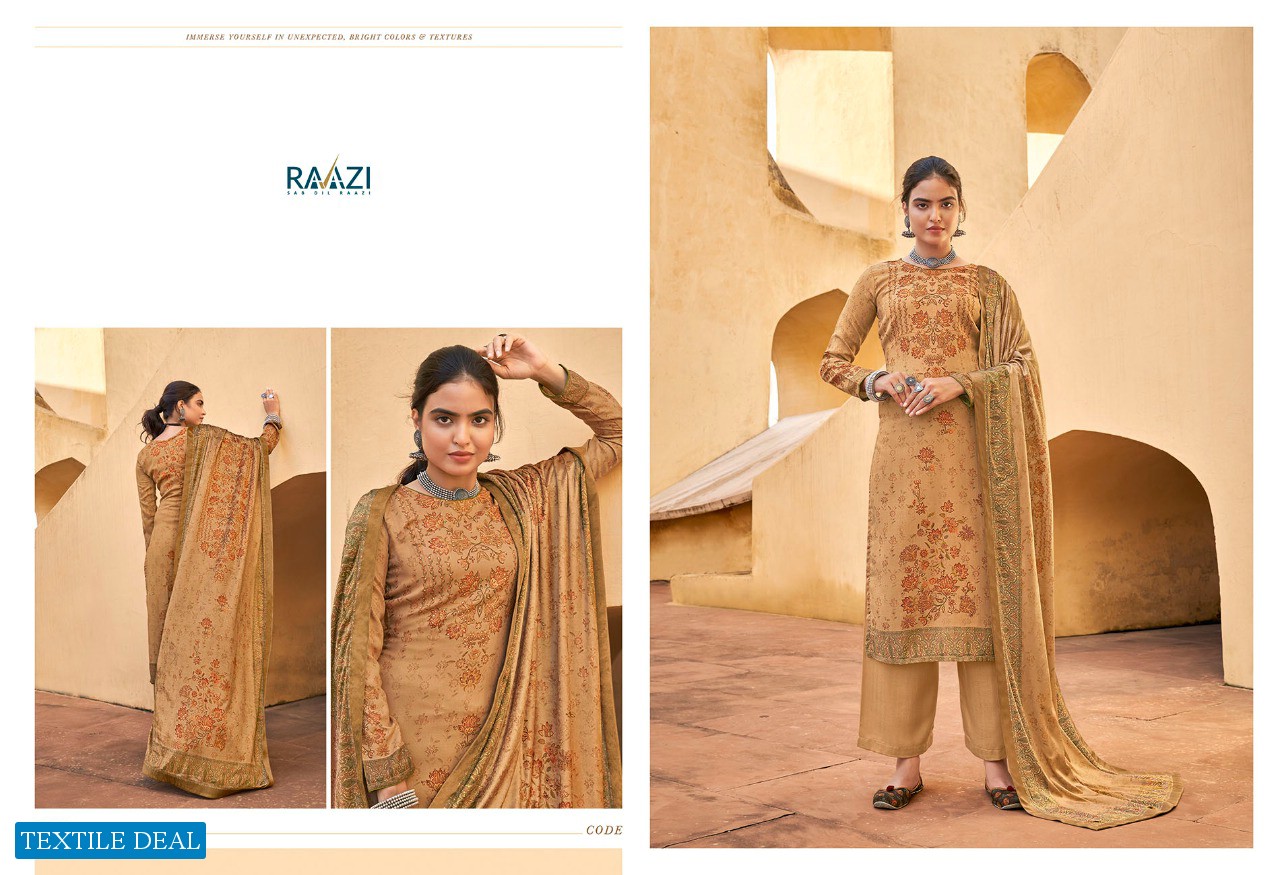 Rama Raazi Mehrab Wholesale Heavy Pashmina Winter Salwar Kameez