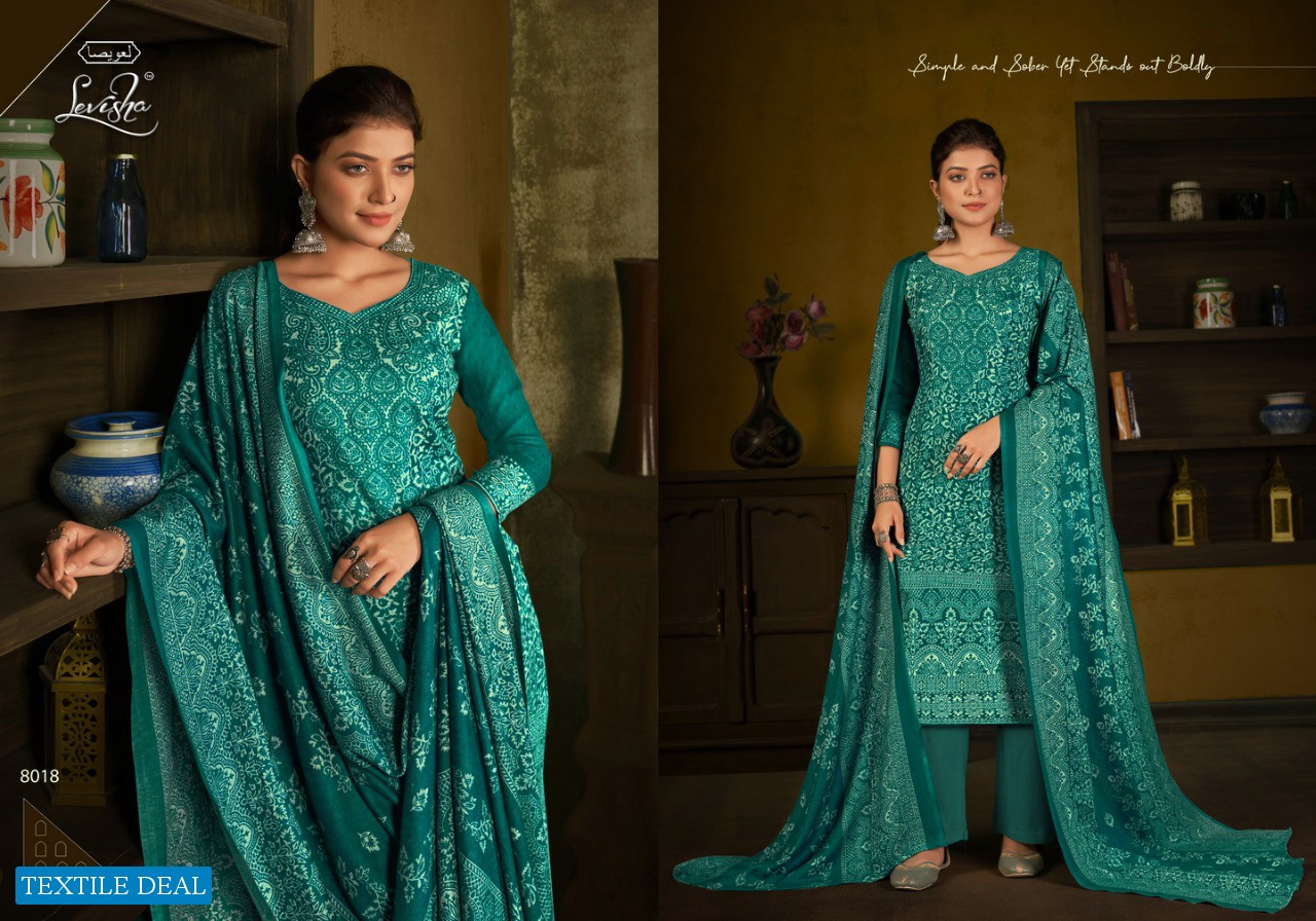Levisha Alisa Vol-2 Wholesale Pure Pashmina Winter Dress Material