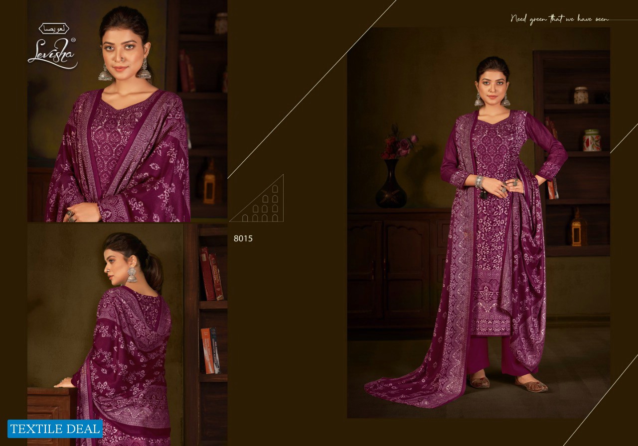 Levisha Alisa Vol-2 Wholesale Pure Pashmina Winter Dress Material