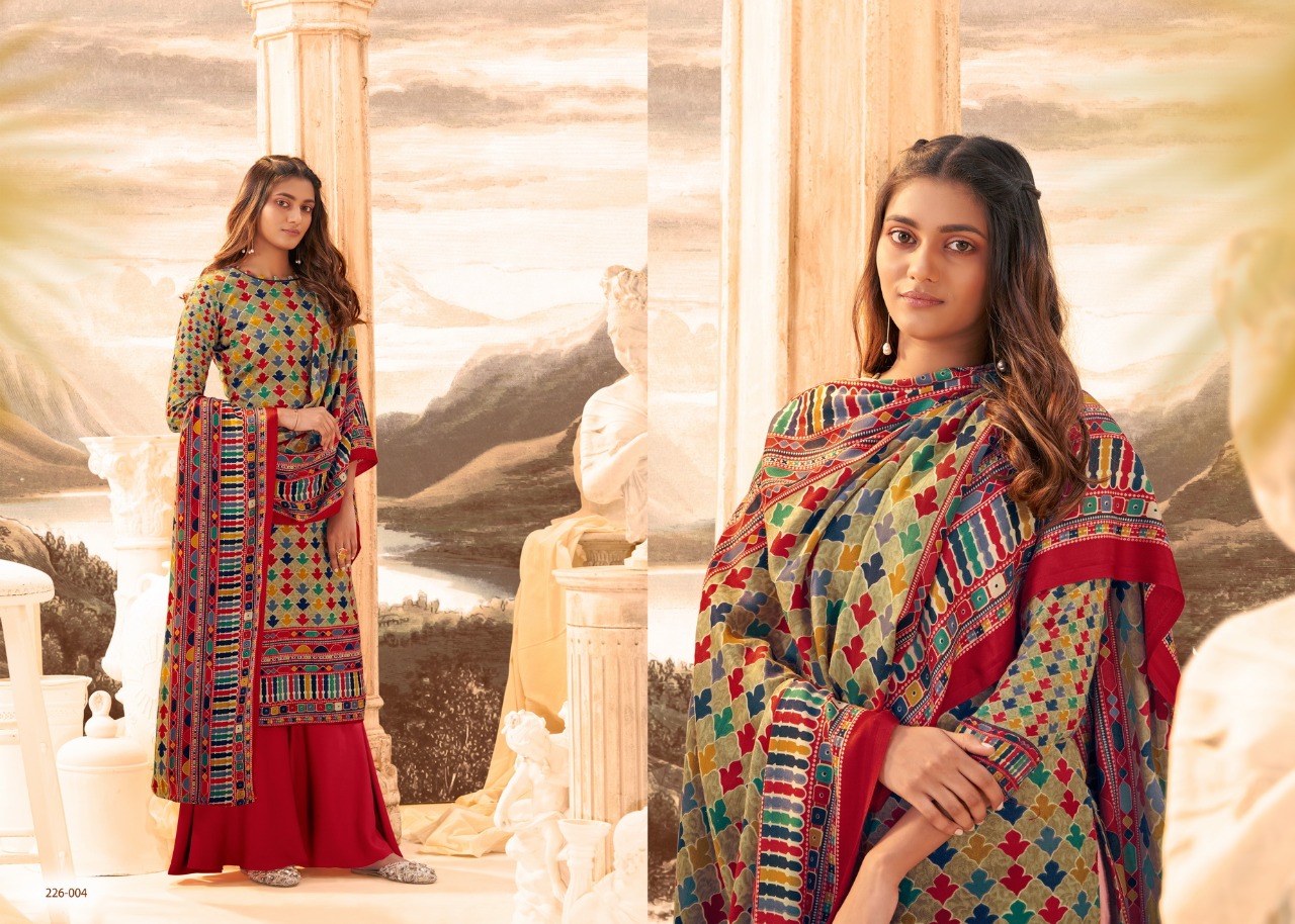 ZULFAT DESIGNER LAUNCH WINTER AFFAIR VOL 3 PURE PASHMINA DIGITAL STYLE PRINT SALWAR KAMEEZ IN INDIA