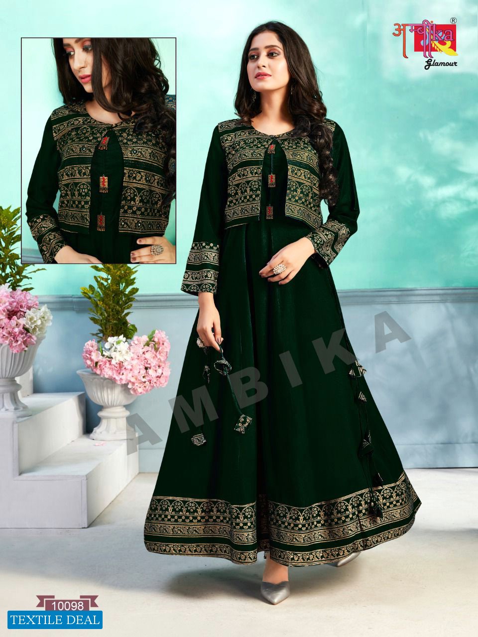 Ambika Super 30 Wholesale Anarkali Designer Koti Kurtis