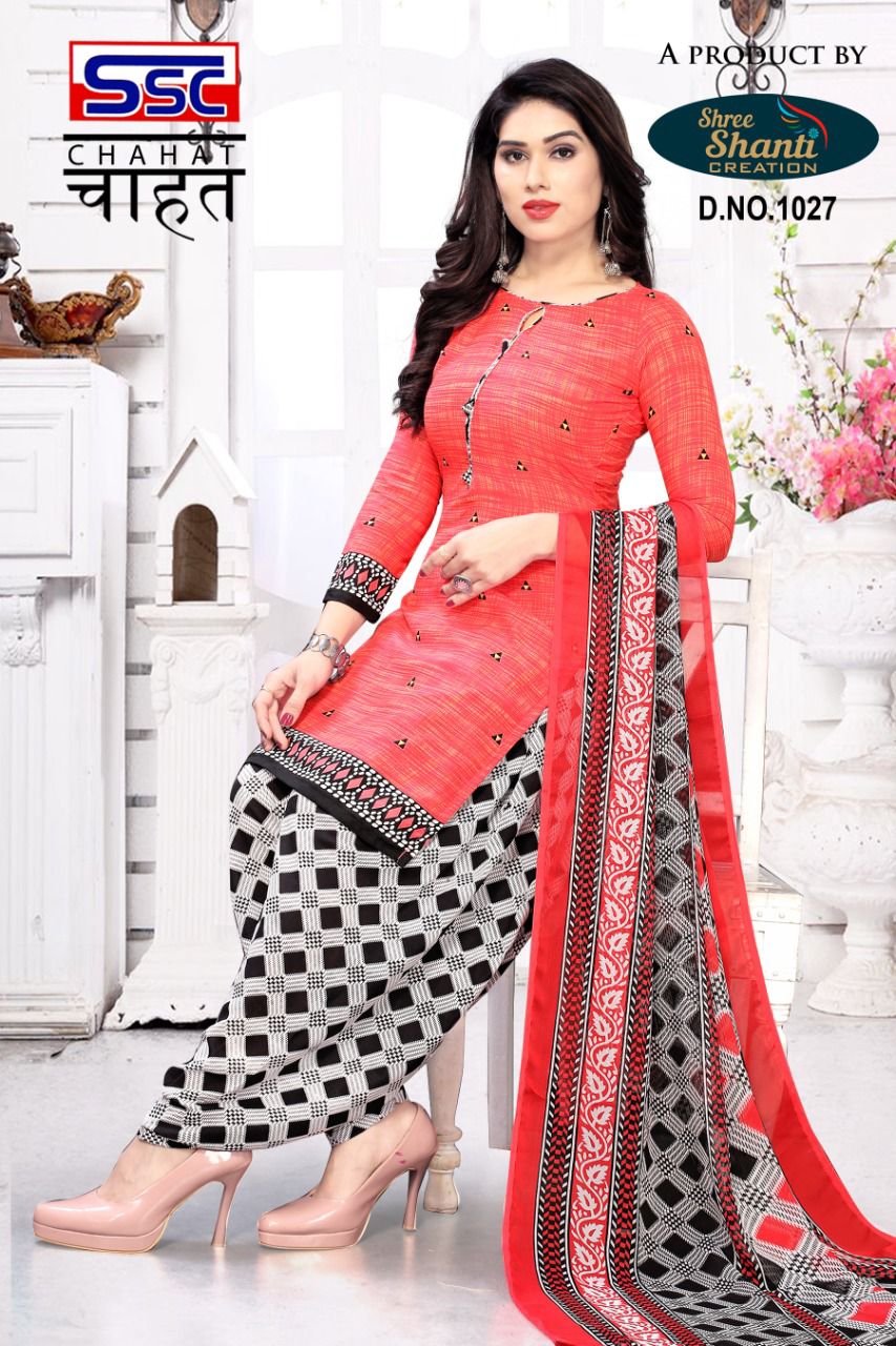 SSC Chahat Wholesale Pure Cotton Patiyala Dress Material