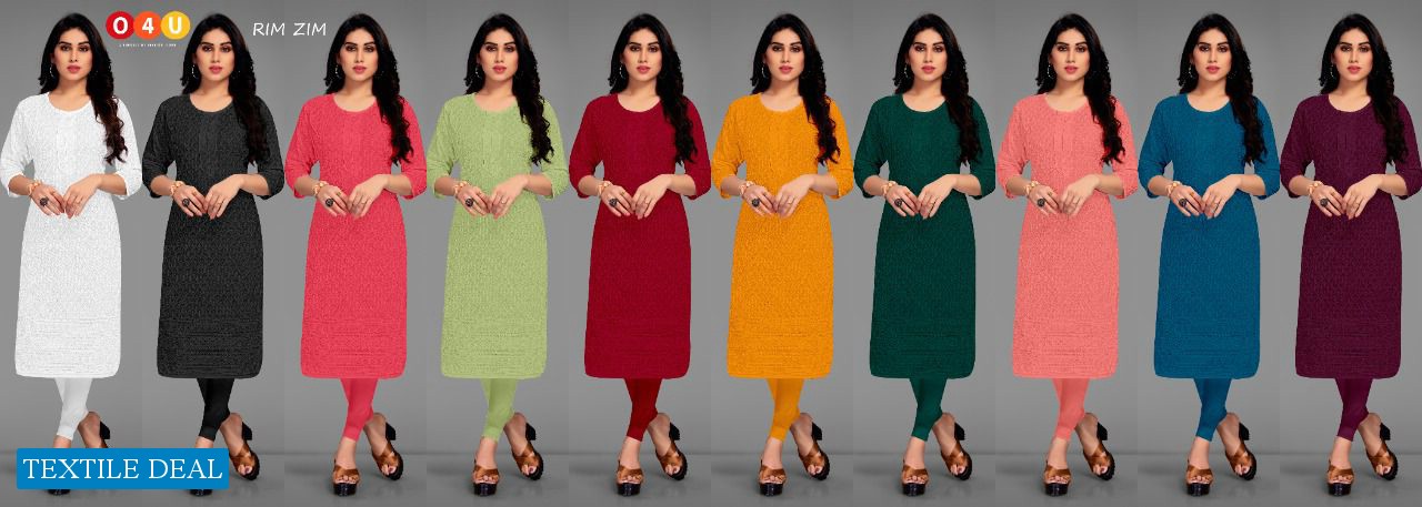 O4U RImzim wholesale 14 Kg reyon Schiffli Work All Size Combo