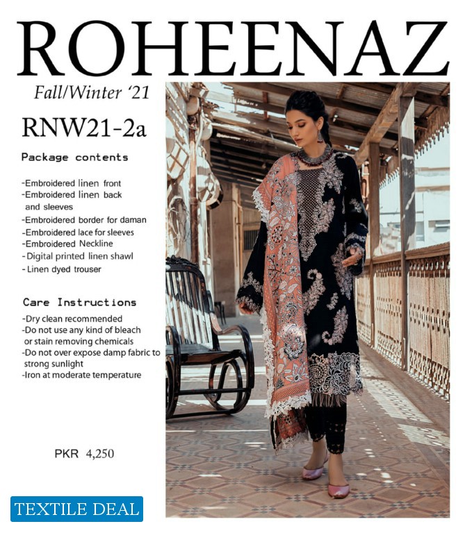Roheenaz Fall Winter 2021 Mushq Wholesale Pakistani Concept Dress