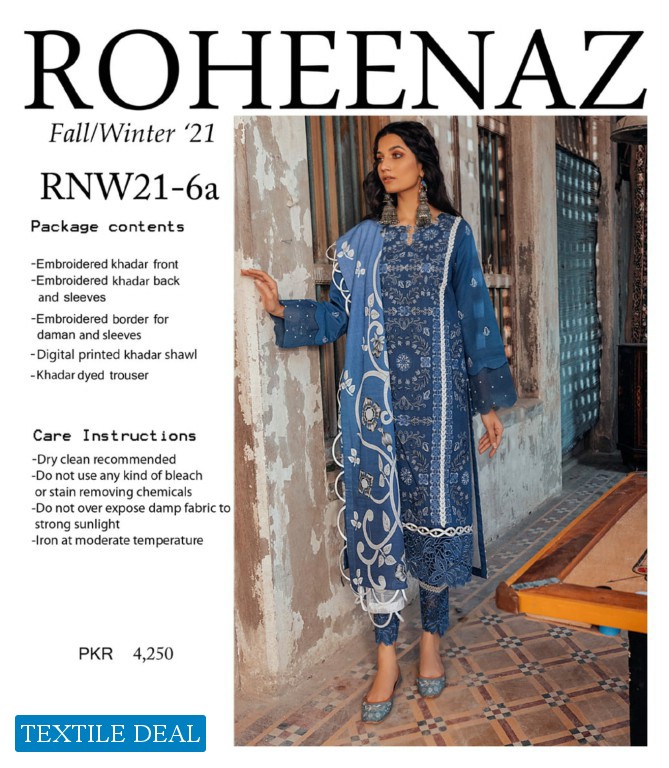 Roheenaz Fall Winter 2021 Mushq Wholesale Pakistani Concept Dress