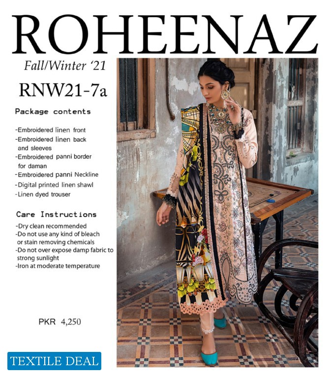 Roheenaz Fall Winter 2021 Mushq Wholesale Pakistani Concept Dress