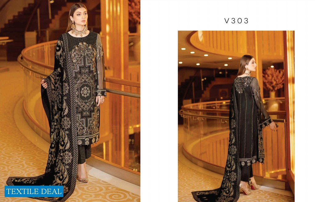 Ramsha Velvet Collection Vol-3 Wholesale Original Pakistani Dress