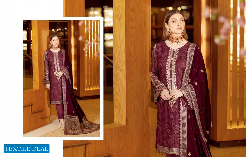 Ramsha Velvet Collection Vol-3 Wholesale Original Pakistani Dress