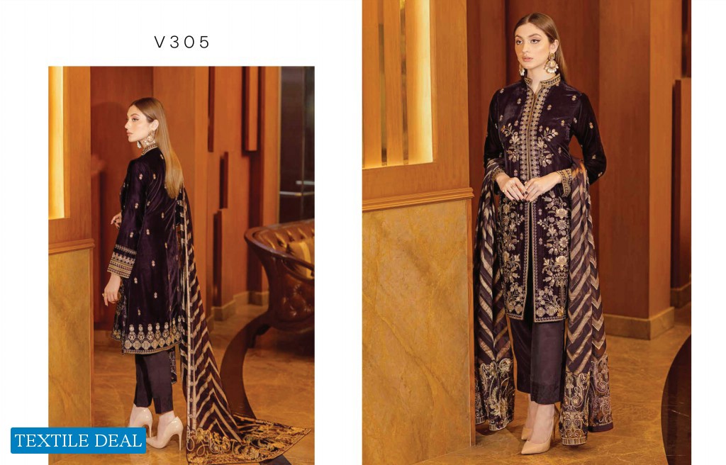 Ramsha Velvet Collection Vol-3 Wholesale Original Pakistani Dress