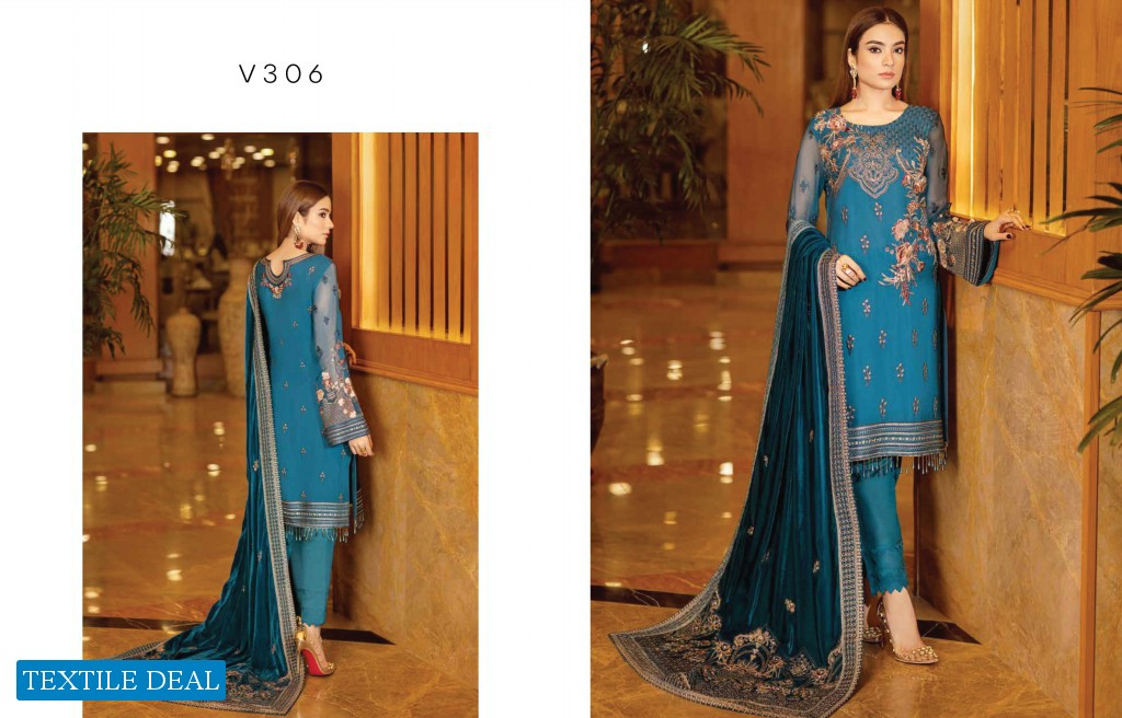 Ramsha Velvet Collection Vol-3 Wholesale Original Pakistani Dress