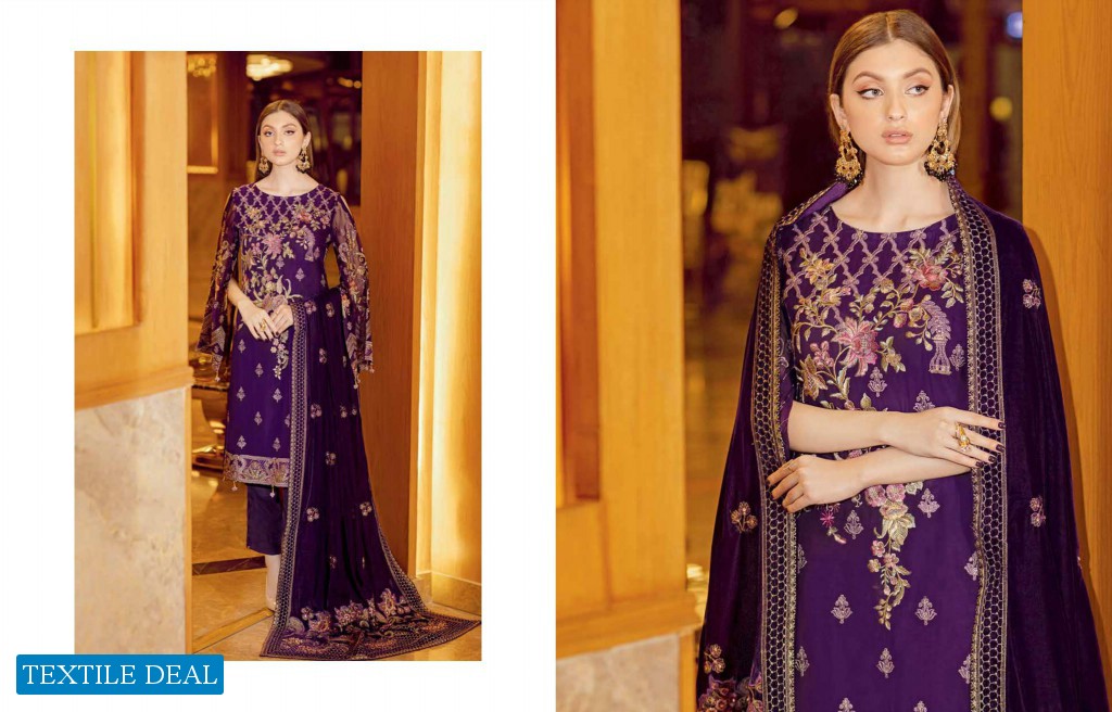 Ramsha Velvet Collection Vol-3 Wholesale Original Pakistani Dress