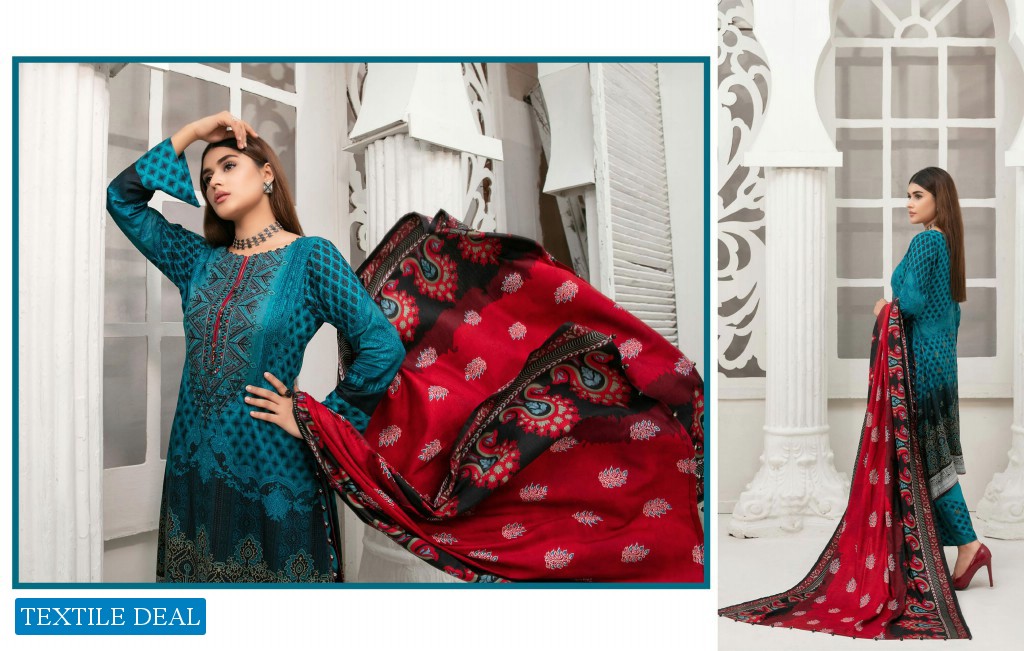 Tawakkal Dilara Unstitched Embroidered Pakistani Salwar Kameez