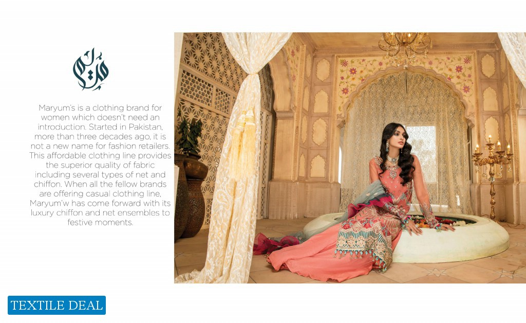 Maryam's Premium Festive Vol-9 Hand Made Neck Luxury Embroidered Collection 2021