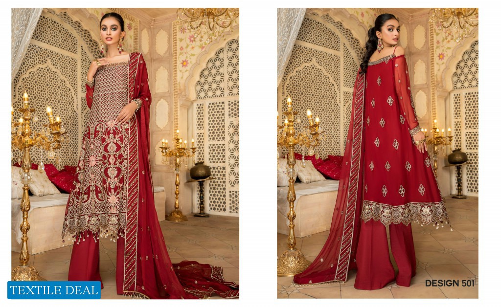 Maryam's Premium Festive Vol-9 Hand Made Neck Luxury Embroidered Collection 2021