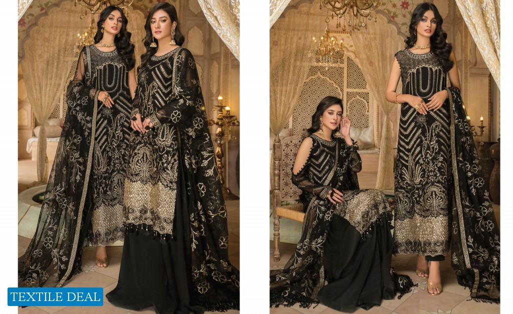 Maryam's Premium Festive Vol-9 Hand Made Neck Luxury Embroidered Collection 2021