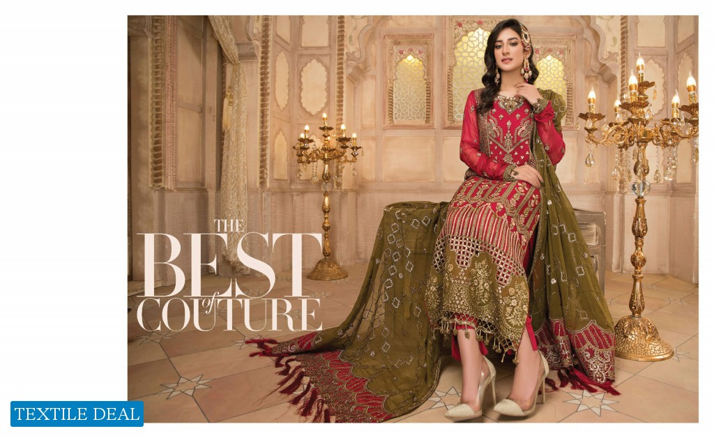 Maryam's Premium Festive Vol-9 Hand Made Neck Luxury Embroidered Collection 2021