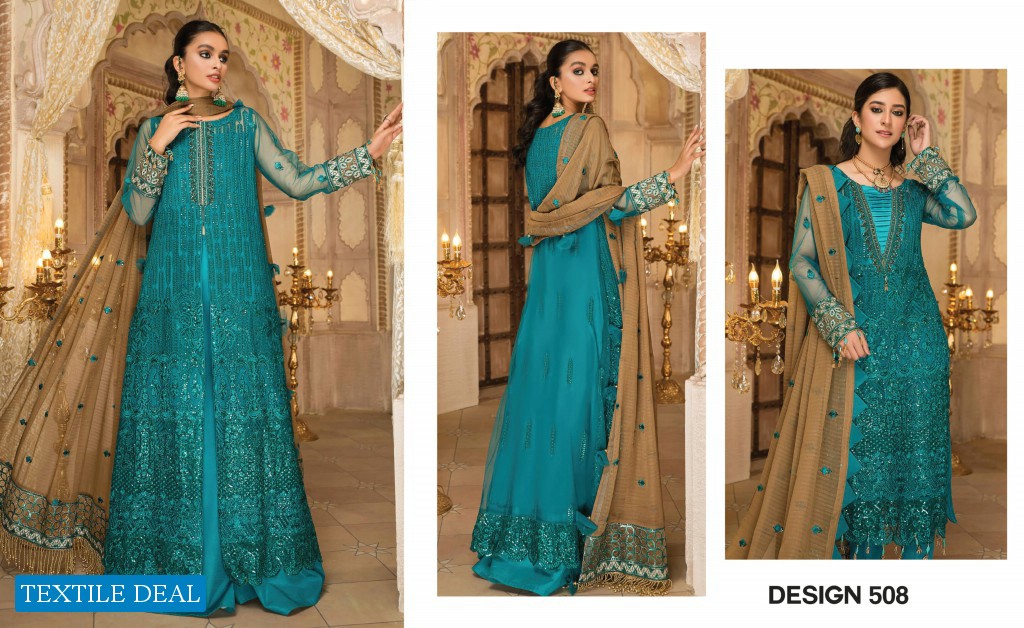 Maryam's Premium Festive Vol-9 Hand Made Neck Luxury Embroidered Collection 2021