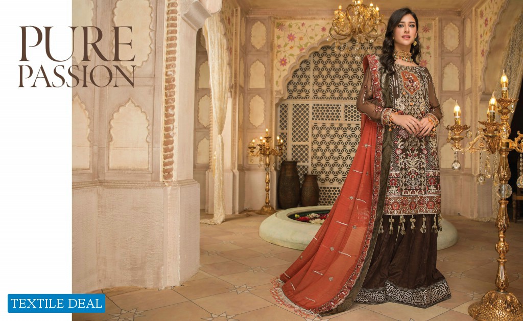 Maryam's Premium Festive Vol-9 Hand Made Neck Luxury Embroidered Collection 2021