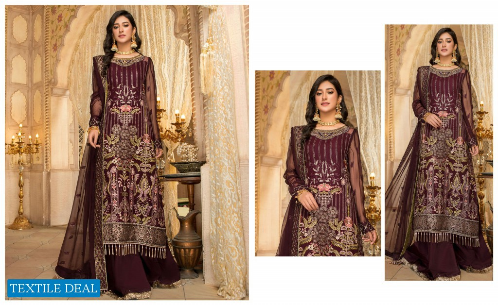 Maryam's Premium Festive Vol-9 Hand Made Neck Luxury Embroidered Collection 2021