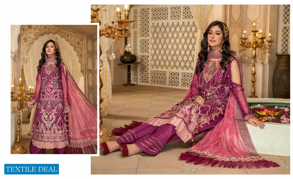 Maryam's Premium Festive Vol-9 Hand Made Neck Luxury Embroidered Collection 2021