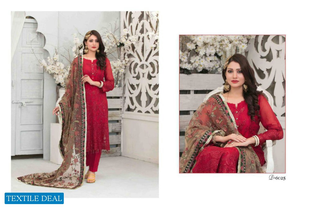 Tawakkal Gulruh Luxury Chiffon Original Pakistani Collection