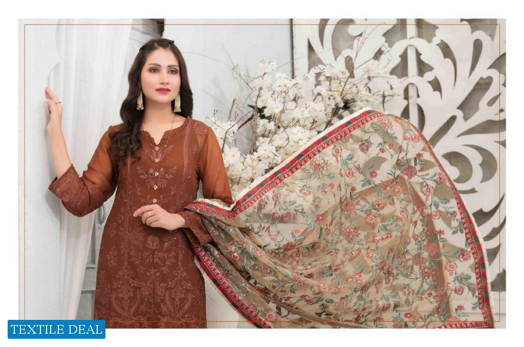 Tawakkal Gulruh Luxury Chiffon Original Pakistani Collection