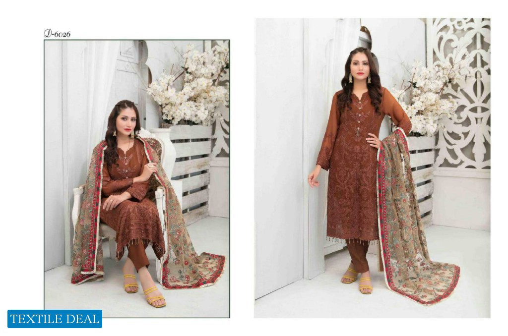 Tawakkal Gulruh Luxury Chiffon Original Pakistani Collection