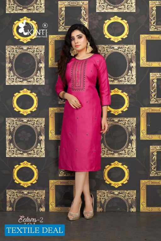 Kinti Eclairs Vol-2 Wholesale Long Kurtis