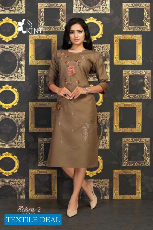 Kinti Eclairs Vol-2 Wholesale Long Kurtis