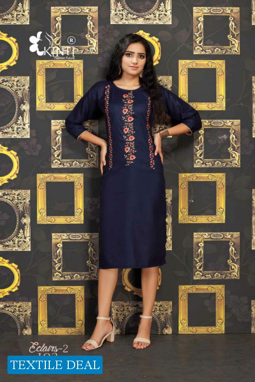 Kinti Eclairs Vol-2 Wholesale Long Kurtis