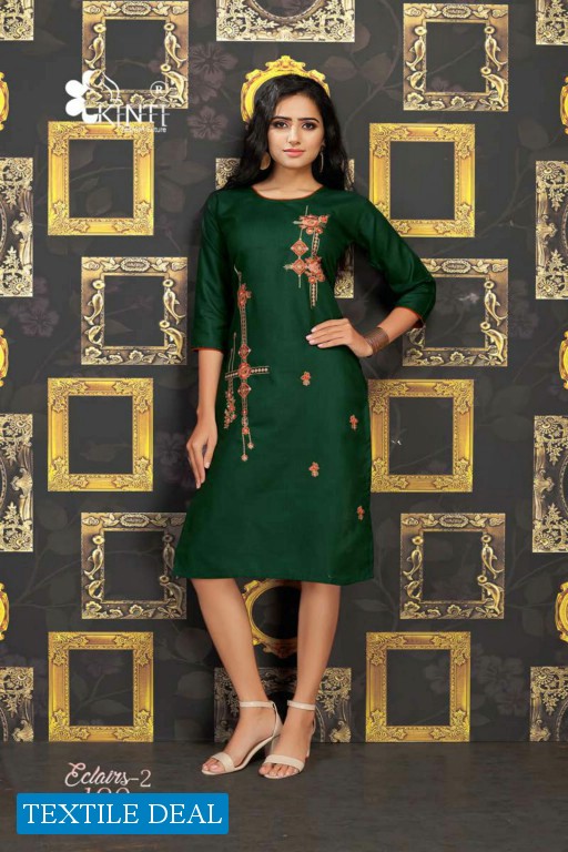 Kinti Eclairs Vol-2 Wholesale Long Kurtis