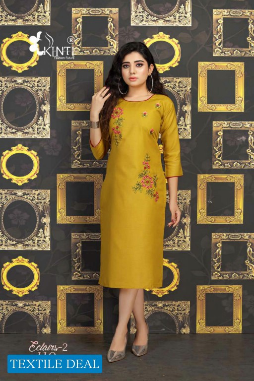 Kinti Eclairs Vol-2 Wholesale Long Kurtis