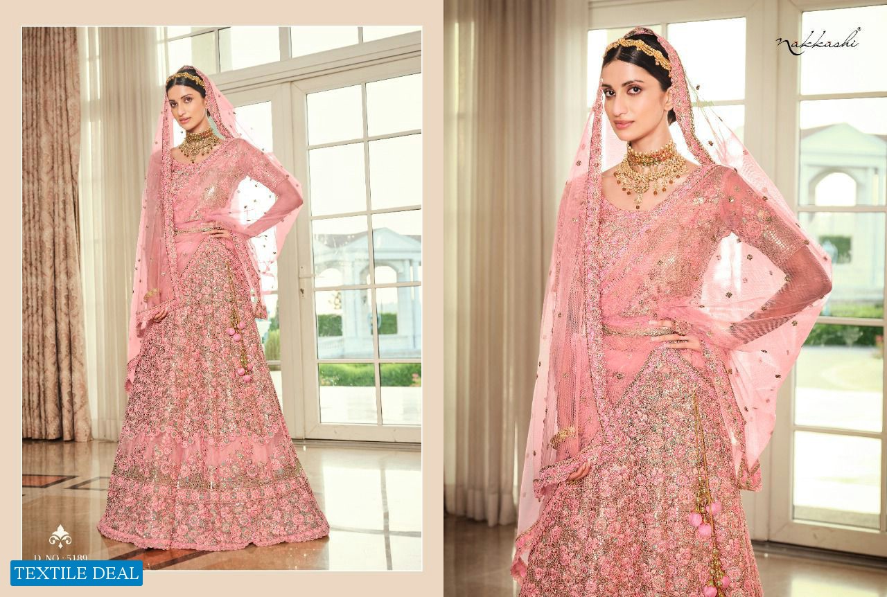 GLAMOUR BY NAKKASHI EXCLUSIVE WEDDING FANCY LEHENGA EXPORTER