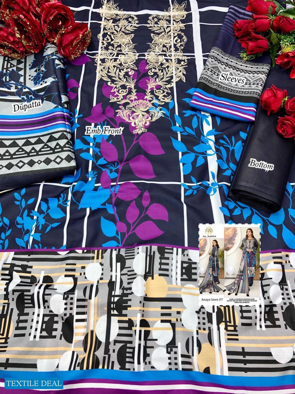 AL Amra Anaya Lawn Wholesale Pakistani Concept Dress