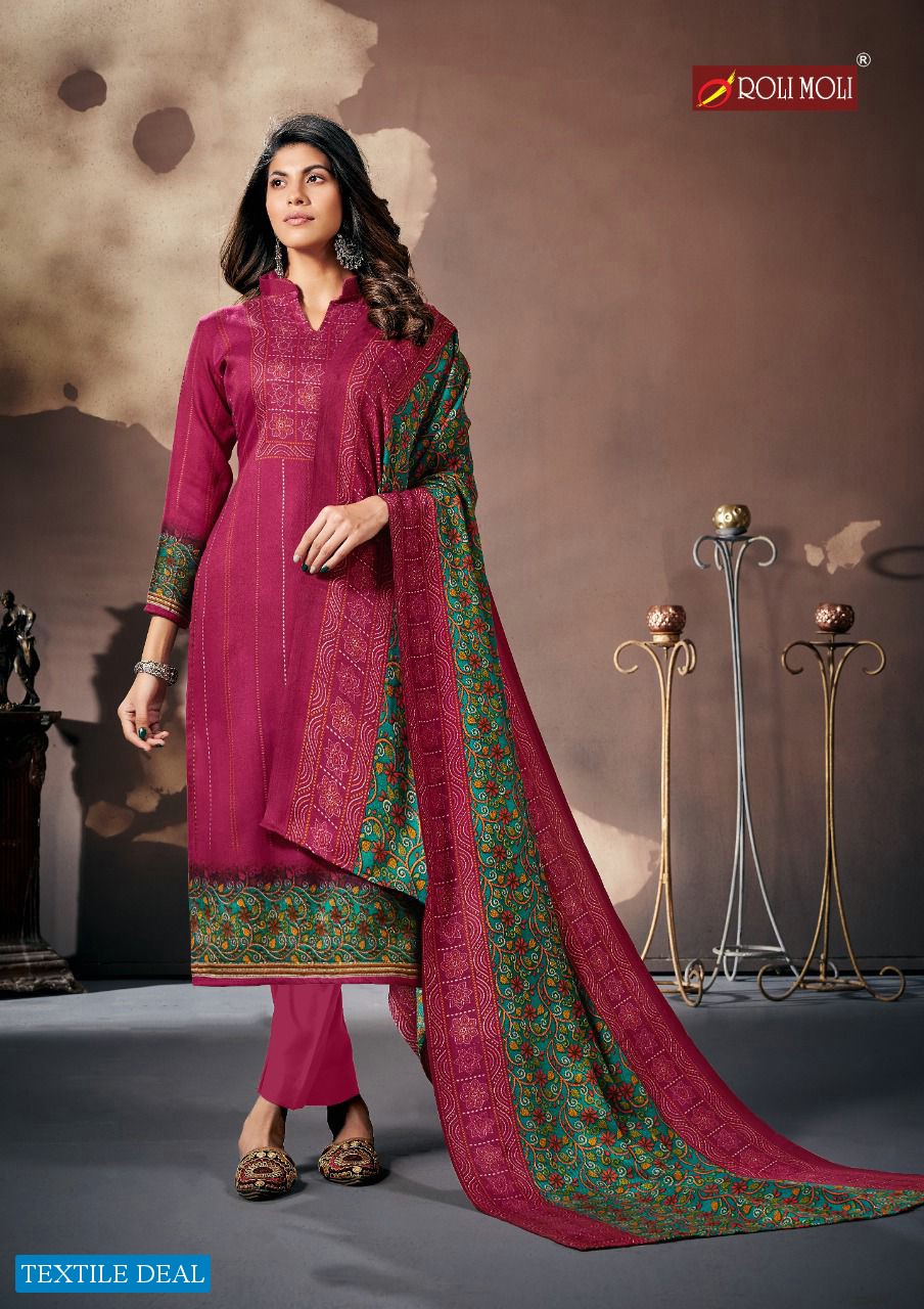 Roli Moli Gulnar Pashmina Jacquard Winter Salwar Kameez