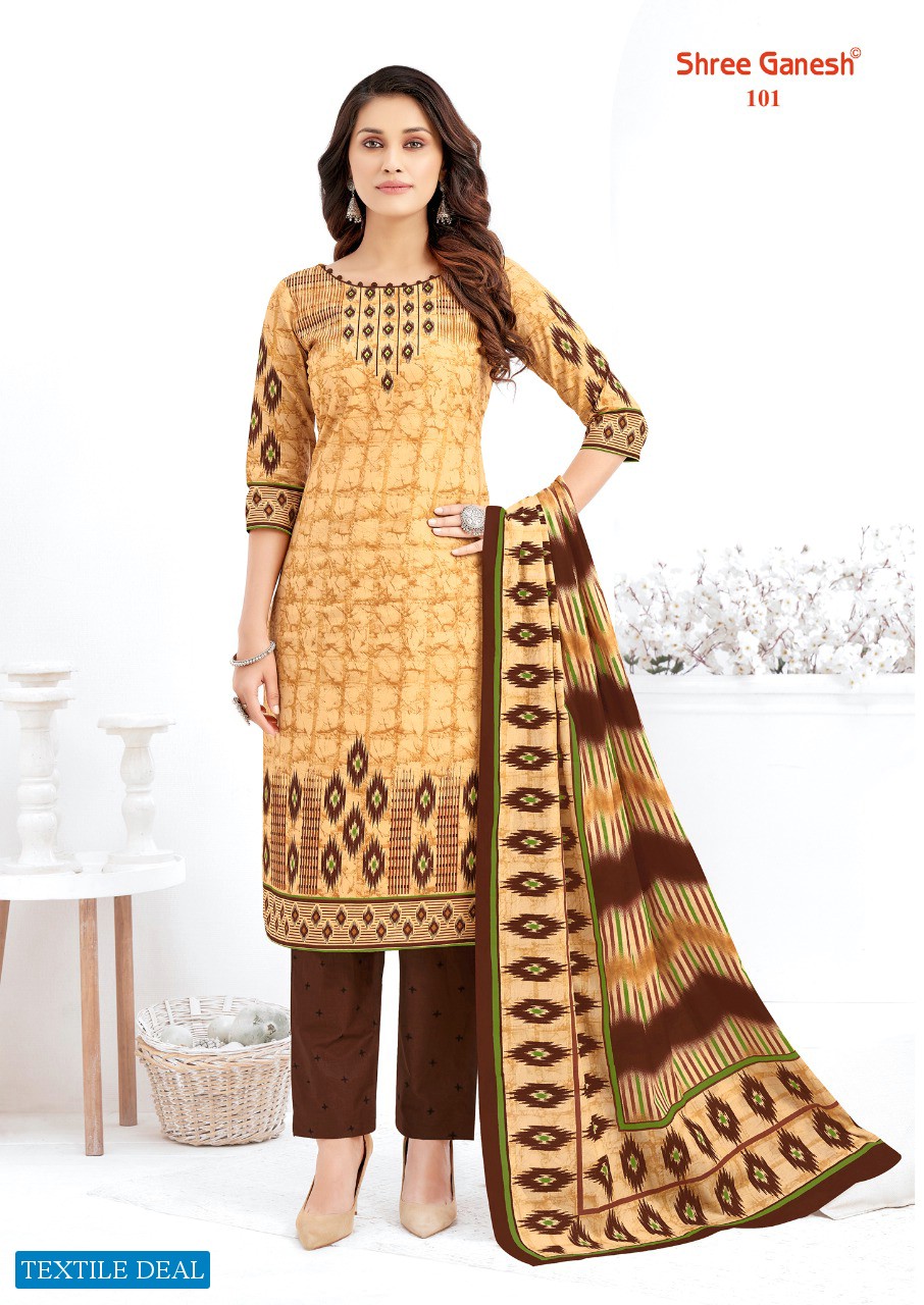 Shree Ganesh Pavithra Vol-1 Wholesale Cotton Dress Material