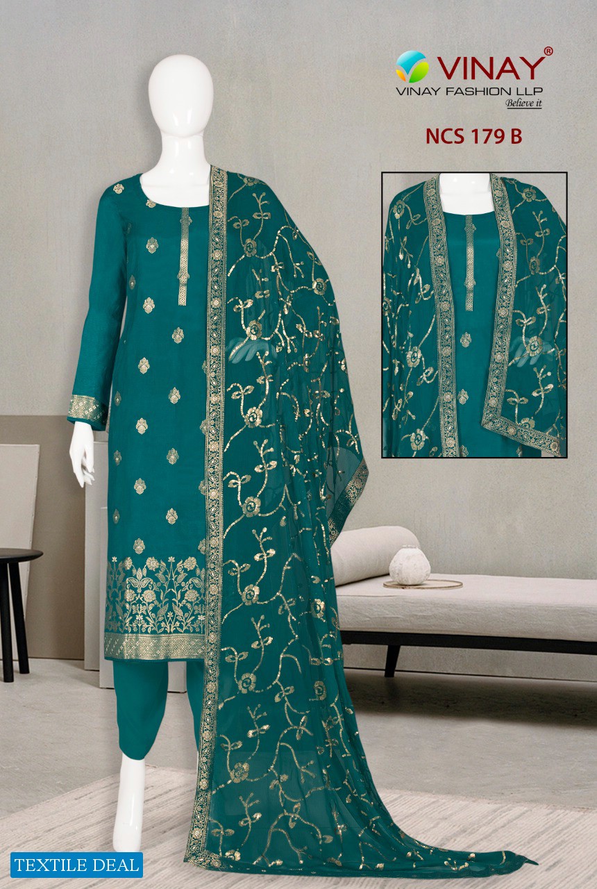 Vinay NCS-179 Wholesale Pure Viscose Salwar Kameez