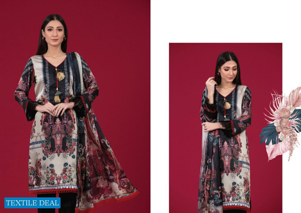 ZS Ravishing Charmeuse Silk Vol-3 Wholesale Shopping Pakistani Dress