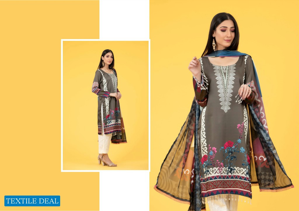 ZS Ravishing Charmeuse Silk Vol-3 Wholesale Shopping Pakistani Dress