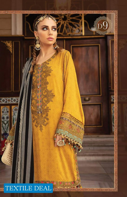 Maria B Winter Linen 2021 Wholesale Original Pakistani Salwar Kameez