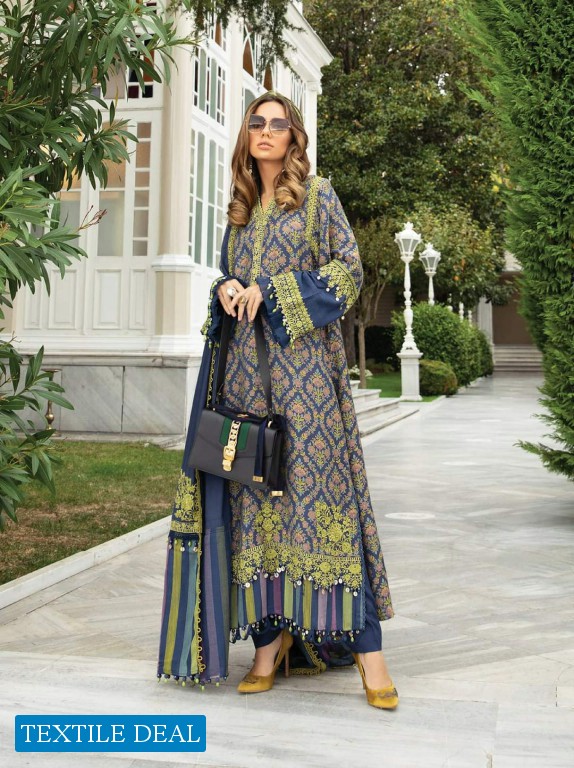 Maria B Winter Linen 2021 Wholesale Original Pakistani Salwar Kameez