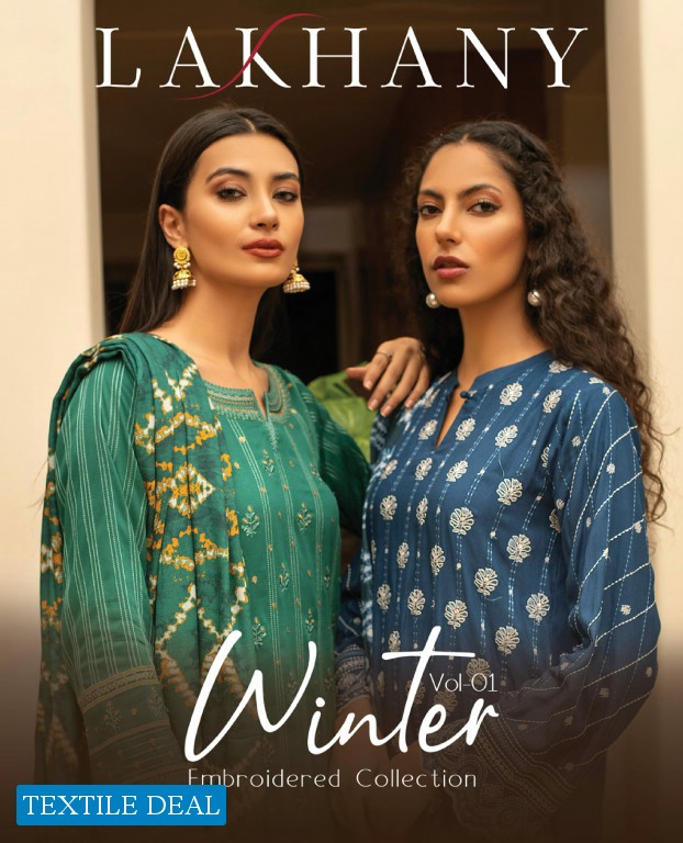 LSM Lakhany Winter Embroidered Collection Vol-1 Pakistani Dress