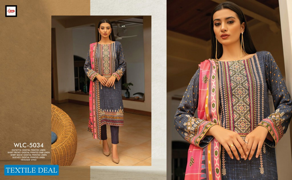 LSM Lakhany Winter Embroidered Collection Vol-1 Pakistani Dress