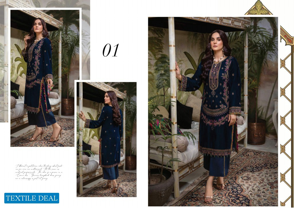 Panache Bano Begum Velvet Collection Wholesale Pakistani Dress