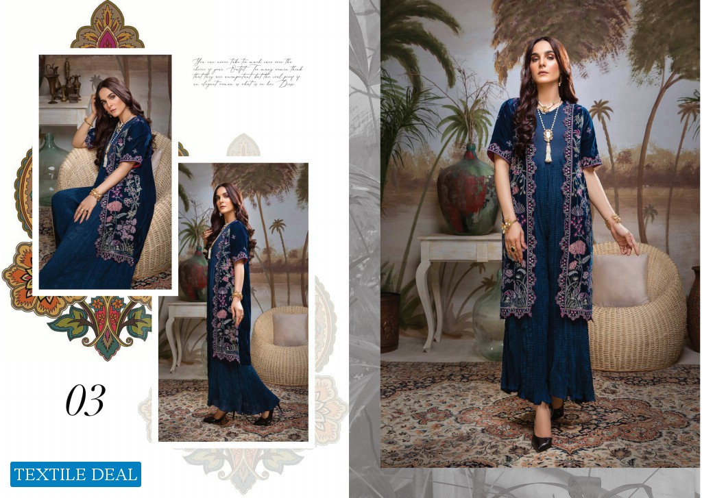 Panache Bano Begum Velvet Collection Wholesale Pakistani Dress