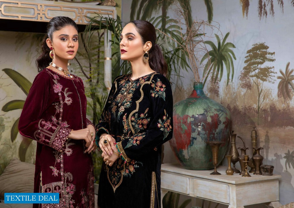 Panache Bano Begum Velvet Collection Wholesale Pakistani Dress