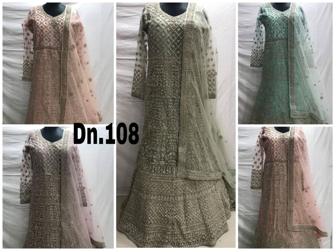 Lokesh 108 To 133Nx Wholesale Full Stitched Gown Single Available