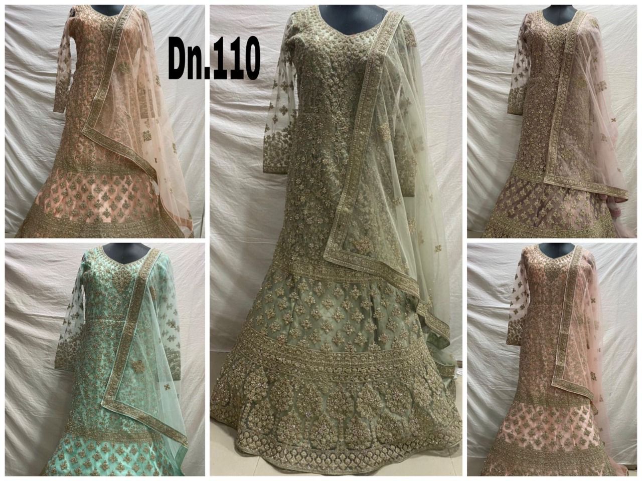 Lokesh 108 To 133Nx Wholesale Full Stitched Gown Single Available