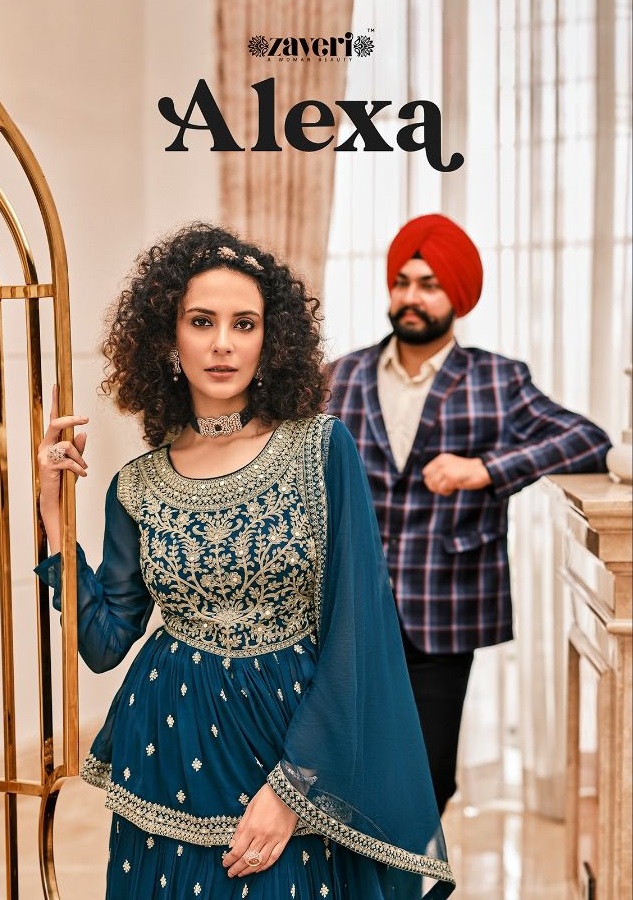 ZAVERI ALEXA VOL 1 FULL STITCH DESIGNER PLAZO SALWAR KAMEEZ